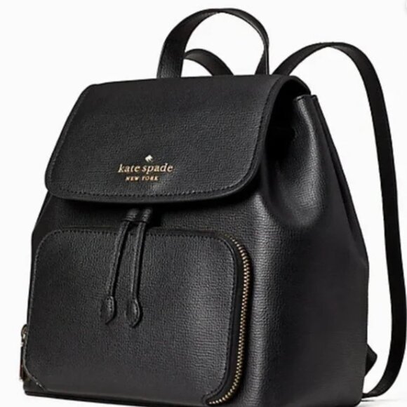 KATE SPADE Darcy grain leather black backpack New with tags main image 5